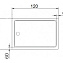 Поддон для душа акриловый Cezares Tray TRAY-A-AH-120/100-15-W прямоугольный - фото 2