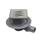 Душевой трап Pestan Tide 15х15 1 выход, хром глянцевый