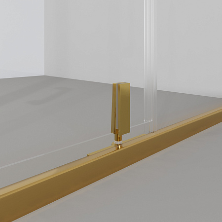 Душевой уголок Niagara Nova NG-43-11AG-A80G 110x80x190 стекло прозрачное/профиль холодное золото