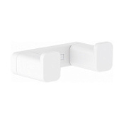Крючок Hansgrohe AddStoris 41755700 двойной белый матовый