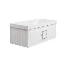 Тумба под раковину La Fenice Cubo FNC-01-CUB-B-100 Bianco белый матовый