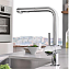 Смеситель Grohe Minta 30274000 для кухонной мойки выдвижной излив - фото 3
