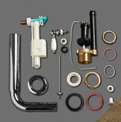 Механизм слива с фронтальной ручкой Simas D 23 Br для среднего бачка AR 812B, бронза