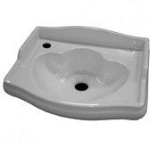 Раковина Kerasan Retro 103301*1 sx 41 c 1 отверстием под смеситель слева , белый