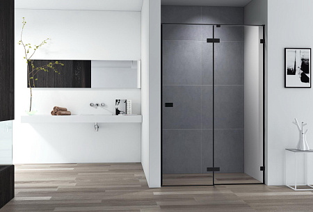 Душевая дверь Cezares Bellagio BELLAGIO-B-12-120-C-NERO прозрачный/черный