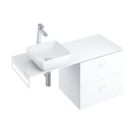 Тумба с раковиной Ravak Comfort X000001377 120 подвесная, белый/белый