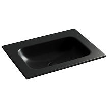 Раковина накладная Ceramica Nova Grace CN7011MBwx 61x45.7x13.7 без отв. под смес., черный матовый
