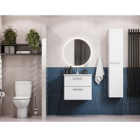 Мебель для ванной Roca Victoria A857468806 60 см, 2 ящика, белый глянец