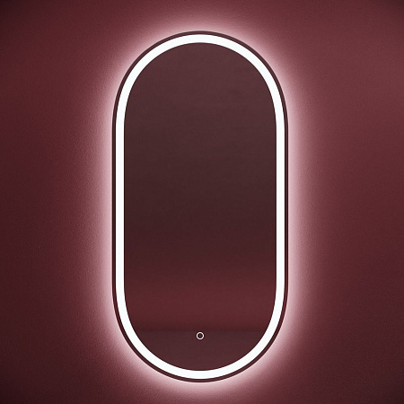Зеркало Sancos Oval OV45F 45х90 с подсветкой