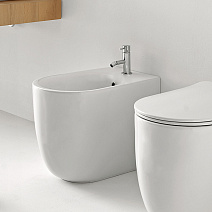 Биде напольное Kerasan Nolita 532030*1 белый