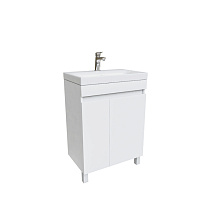 Тумба с раковиной IDDIS Zodiac ZOD6CDFi95K 60 напольный, с дверцами, белый