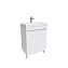 Тумба с раковиной IDDIS Zodiac ZOD6CDFi95K 60 напольный, с дверцами, белый