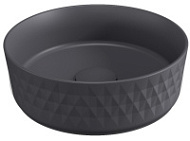 Раковина накладная Allen Brau Fantasy Romb 36 4.11033.AN антрацит