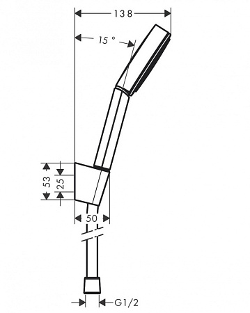 Душевая лейка Hansgrohe Pulsify Select S 24301000 хром