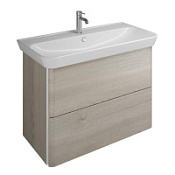 Тумба с раковиной Burgbad Iveo SFEN100F2834G0161C0001*1 100 фланелевый дубовый Тумба с раковиной Burgbad Iveo SFEN100F2834G0161C0001*1 100 фланелевый дубовый