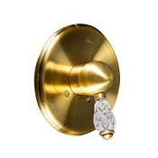 Смеситель Boheme Crystal 305-CRST для душа, бронза