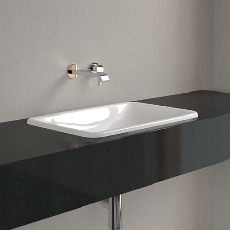 Раковина Villeroy & Boch Loop & Friends 4A650001 60х40 с переливом, Альпийский белый