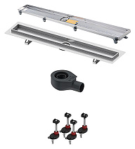 Душевой лоток Tece TECEdrainline 100 см с решеткой, сифоном и опорами Душевой лоток Tece TECEdrainline 100 см с решеткой, сифоном и опорами