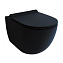 Унитаз подвесной Esbano Fortex безободковый, черный матовый - фото 1