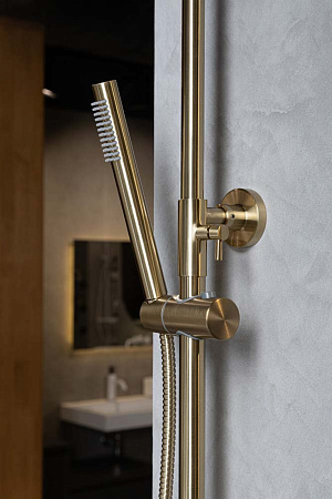 Смеситель Boheme Uno 463-MG для ванны, золото матовое