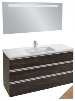 Мебель для ванной Jacob Delafon Vox 120 ореховое дерево, 3 ящика