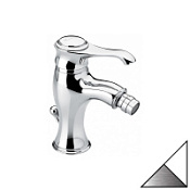 Смеситель Emmevi Tiffany 6004BIO для биде, белый матовый/хром