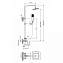 Душевая стойка BelBagno Romano ROMANO-VSCM-CRM - фото 2