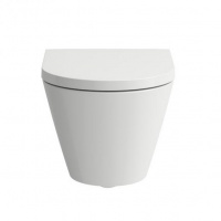 Унитаз подвесной Laufen Kartell 8.2033.7.000.000.1 Rimless, белый глянцевый