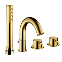 Смеситель Palazzani Idrotech/Digit 12139450 на борт ванны, на 4 отверстия, бронза