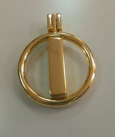 Ручка для мебели Tessoro Foster 901-G золото глянцевое