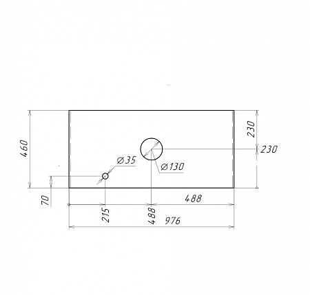 Столешница Grossman Флай 501001 100 белая