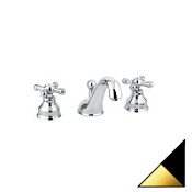 Смеситель Emmevi Deco Classic 12033NO для раковины, черный/золото