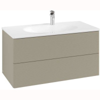 Тумба с раковиной Villeroy & Boch Antao L05100HK 100х49 серый матовый