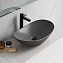 Раковина накладная BelBagno BB1404-H311 60.5x37x15 серый матовый - фото 3