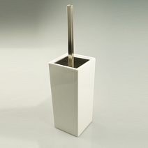 Ершик Stil Haus Urania 633CUBE(36-BI) напольный никель сатин/белый Ершик Stil Haus Urania 633CUBE(36-BI) напольный никель сатин/белый