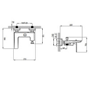 Смеситель Bien Lucca BB01012102 для ванны, хром
