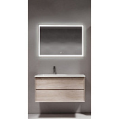 Мебель для ванной Sancos Marmi 2.0 MR2.0100LEG 100 L дуб галифакс натуральный/белый