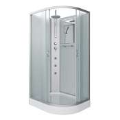 Душевая кабина Niagara Classic NG-3312-14LBKTG 120x80x210 стекло матовое/профиль серебро