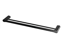 Полотенцедержатель WasserKRAFT Glan K-5140 двойной черный