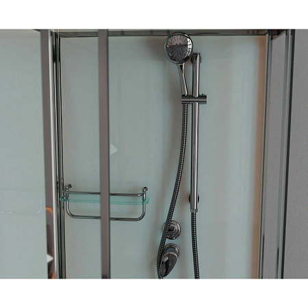 Душевая кабина Frank F409 М Brilliant 90x90 без крыши, стекло матовое, хром