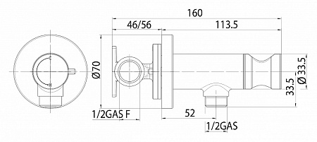 Гигиенический душ со смесителем Bossini Nikita Mixer Set E37008B.022 бронза