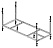 Каркас для ванны Cezares EMP-180-80-MF-R