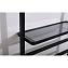 Полотенцесушитель электрический Black & White Universe N-337B 1000x400 черный матовый - фото 3