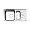 Мойка кухонная IDDIS Arro S ARR78S1i77 78х44 хром - фото 1