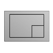 Кнопка смыва Cersanit Corner 64107 хром матовый