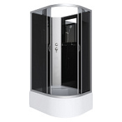 Душевая кабина Niagara Classic NG-2510-14LBK 120x80x200 стекло тонированное/профиль серебро