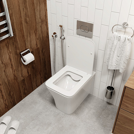 Унитаз приставной Ceruttispa Marmolada CT8906 белый
