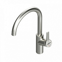 Смеситель Damixa Eclipse 310720400 для кухонной мойки, никель