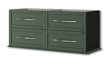 Тумба с раковиной Cezares Tiffany 55332 120 Verde opaco