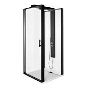 Душевой уголок VitrA Zest 56930023000 90x90 R черный матовый